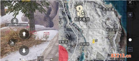 和平精英雪地防空洞在哪里