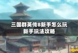 三国群英传8新手怎么玩 新手玩法攻略