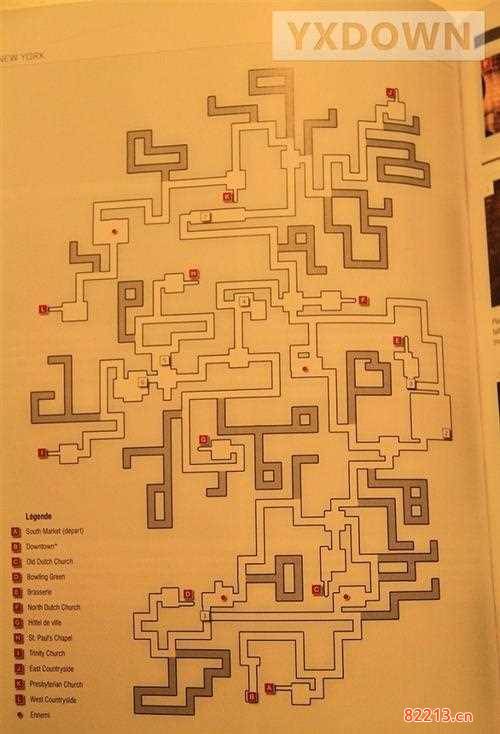 刺客信条3地道地图-刺客信条3地道位置
