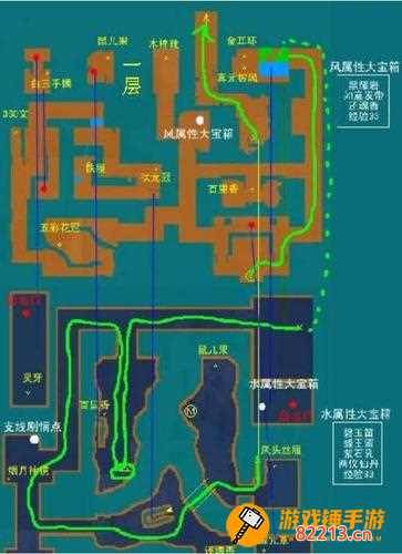 仙剑3蓬莱迷宫 仙剑3蓬莱迷宫地图